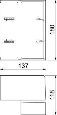 Rehau Brüstungskanal Ausseneck SIGNA 70x170 BRK AE70170 lgr