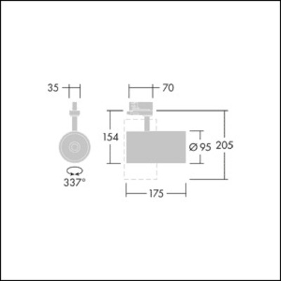 Thorn LED-Strahler 930, weiß GRAFFITI #96108620