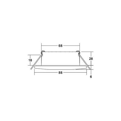 Brumberg Leuchten LED-Einbaudownlight 230 V 2700/3000/4000K 39253153