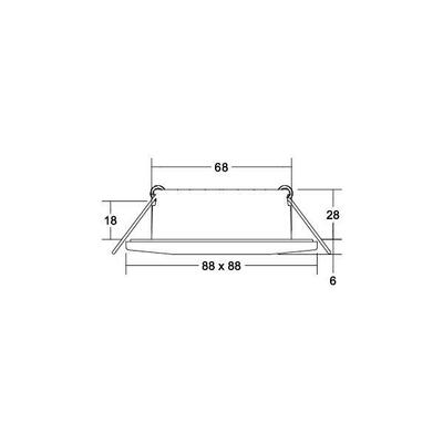 Brumberg Leuchten LED-Einbaudownlight 230 V 2700/3000/4000K 39255153