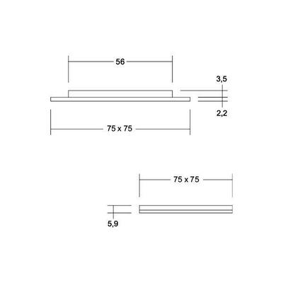 Brumberg Leuchten LED-Einbaudownlight 12V 3000K 12165083