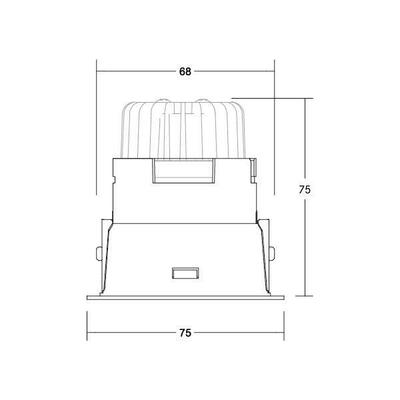 Brumberg Leuchten LED-Einbaustrahler 230V 3000K 39173183