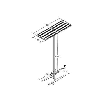 Brumberg Leuchten LED-Stehleuchte 4000K, dim. 77414174AI