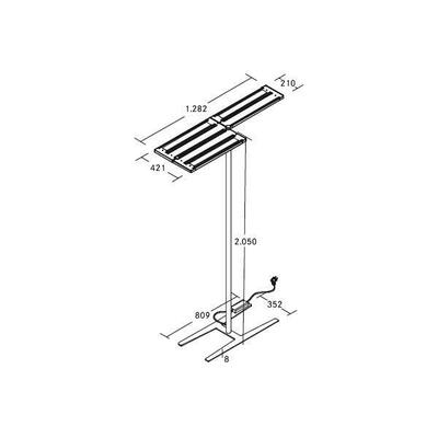 Brumberg Leuchten LED-Stehleuchte 4000K, dim. 77423174ST