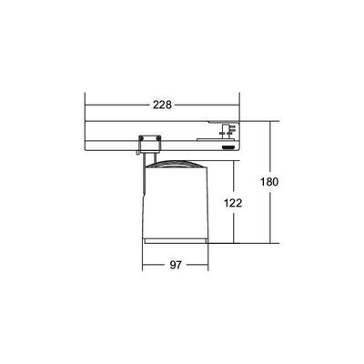 Brumberg Leuchten LED-Schienenstrahler 230V 4000K 88182164DA