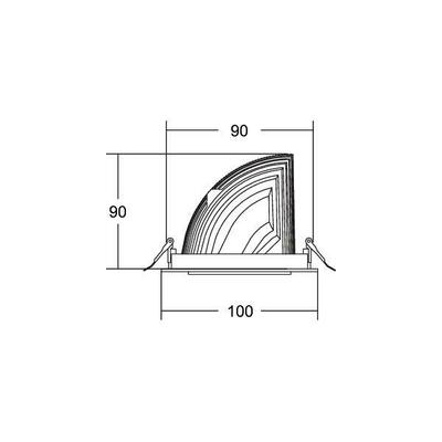 Brumberg Leuchten LED-Einbaurichtstrahler 3500K 88242185DA