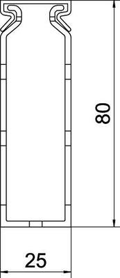 Rehau METRA Verdrahtungskanal 80/25 Set V5K VDK 8025 sgr