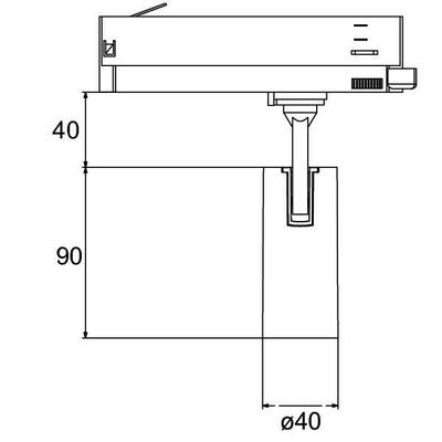 Brumberg Leuchten LED-Schienenstrahler 230V 4000K 88693164DA