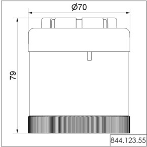 Werma Sirenenelement 24 V DC 84412355