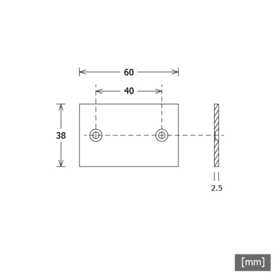 LTS Licht&Leuchten Befestigungsplatten (VE 2) RENOV-Z 116