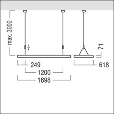 Zumtobel Group LED-Pendelleuchte 840 TRAMAO #42189385