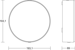 Steinel LED-Sensor-Leuchte nw, BWM, weiß RSPROA10 SC nw weiß