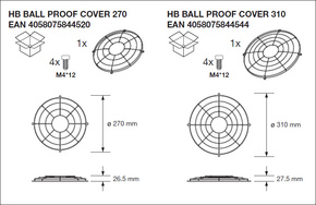 Ledvance LED-Hallenstrahler 840, 70Grad HBP150W84070DEGI66PS