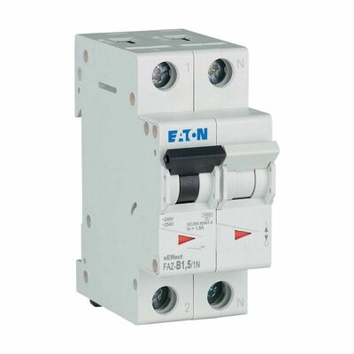 Eaton Leitungsschutzschalter 1p. 1,5A Charakt.: B FAZ-B1,5/1N