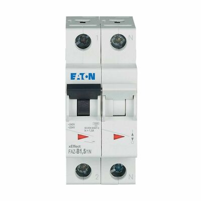 Eaton Leitungsschutzschalter 1p. 1,5A Charakt.: B FAZ-B1,5/1N