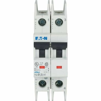 Eaton Leitungsschutzschalter 2p. 1,5A Charakt.: B FAZ-B1,5/2-RT