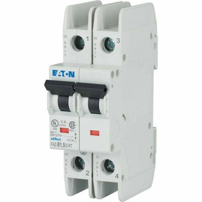 Eaton Leitungsschutzschalter 2p. 1,5A Charakt.: B FAZ-B1,5/2-RT