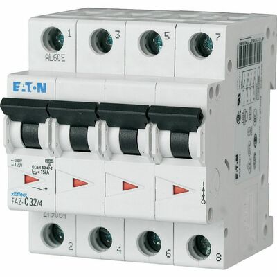 Eaton Leitungsschutzschalter 1,5A Charakt.: B FAZ-B1,5/4