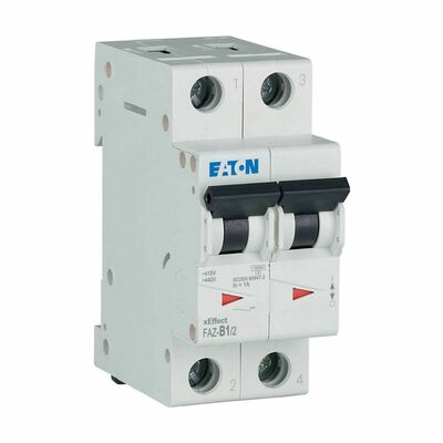 Eaton Leitungsschutzschalter 2p. 1A Charakt.: B FAZ-B1/2