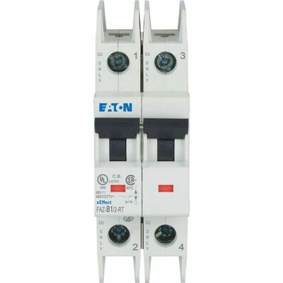 Eaton Leitungsschutzschalter 2p. 1A Charakt.: B FAZ-B1/2-RT