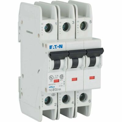 Eaton Leitungsschutzschalter 3p. 13A Charakt.: B FAZ-B13/3-NA