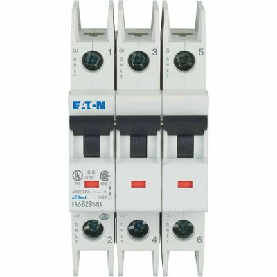 Eaton Leitungsschutzschalter 3p. 25A Charakt.: B FAZ-B25/3-NA