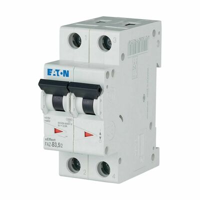 Eaton Leitungsschutzschalter 2p. 3,5A Charakt.: B FAZ-B3,5/2