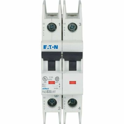 Eaton Leitungsschutzschalter 2p. 35A Charakt.: B FAZ-B35/2-RT