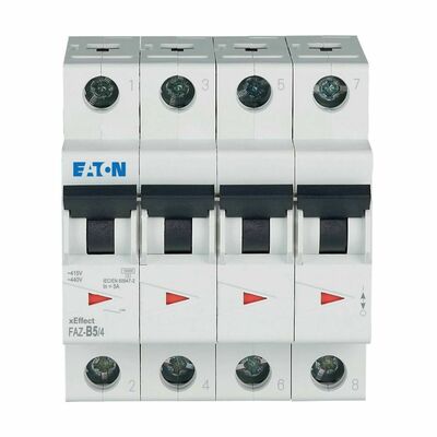 Eaton Leitungsschutzschalter 5A Charakt.: B FAZ-B5/4