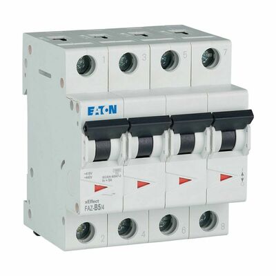 Eaton Leitungsschutzschalter 5A Charakt.: B FAZ-B5/4