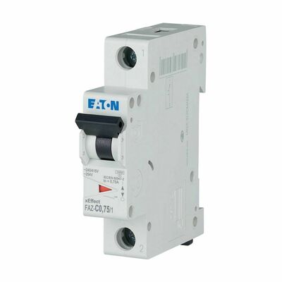 Eaton Leitungsschutzschalter 1p. 0,75A Charakt.: C FAZ-C0,75/1