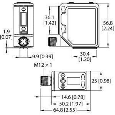 Turck Opto-Sensor Lichttaster Q5XKLAF2000-Q8