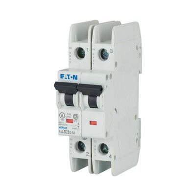 Eaton Leitungsschutzschalter 2p. 25A Charakt.: D FAZ-D25/2-NA