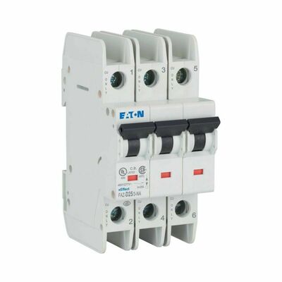 Eaton Leitungsschutzschalter 3p. 25A Charakt.: D FAZ-D25/3-NA