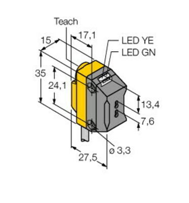 Turck Opto Sensor Lichtleiter QS18EN6FP