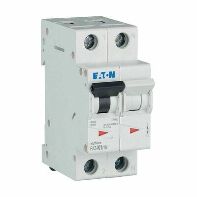 Eaton Leitungsschutzschalter 1p. 1A Charakt.: K FAZ-K1/1N