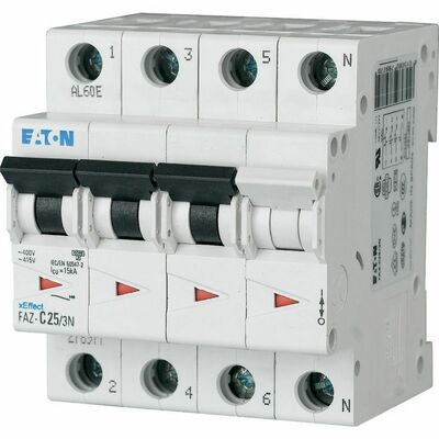 Eaton Leitungsschutzschalter 3p. 13A Charakt.: K FAZ-K13/3N