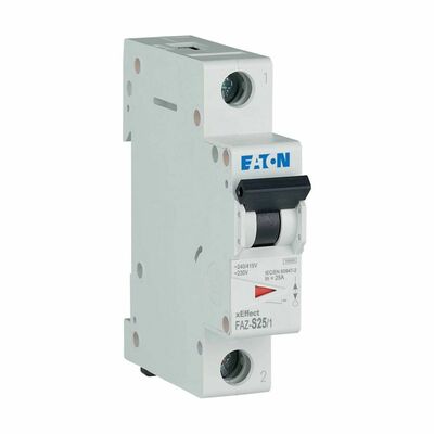 Eaton Leitungsschutzschalter 1p. 25A Charakt.: S FAZ-S25/1