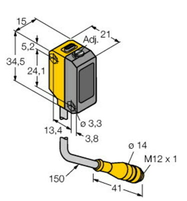 Turck Opto-Sensor Lichttaster QS18VN6LAF250QPMA