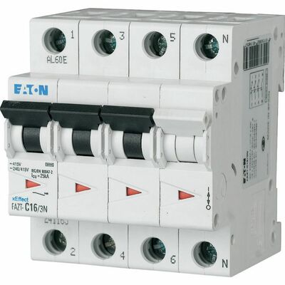 Eaton Leitungsschutzschalter 3p. 13A Charakt.: C FAZT-C13/3N