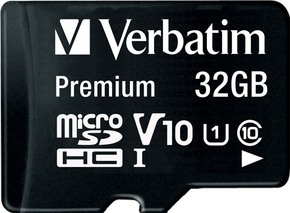 Verbatim microSDHC Card 32GB Class 10 VERBATIM 44013