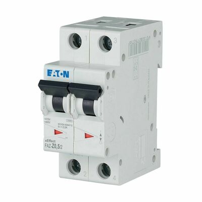 Eaton Leitungsschutzschalter 2p. 0,5A Charakt.: Z FAZ-Z0,5/2