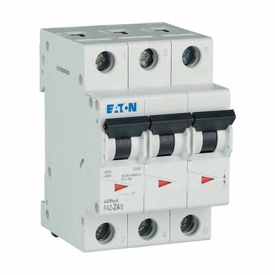 Eaton Leitungsschutzschalter 3p. 4A Charakt.: Z FAZ-Z4/3