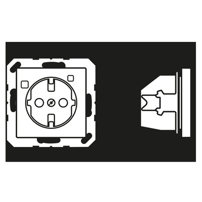 Jung FI-SCHUKO-Steckdose 16A 250V 30mA A 5520.30