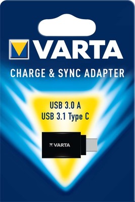 Varta Cons.Varta Charge + Sync Adapter USB A 3.0/USB Type C 57946