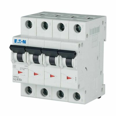 Eaton Leitungsschutzschalter 16A Charakt.: K FAZ-K16/4#279099