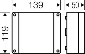 Hensel Kabelabzweigdose 1,5-2,5qmm 3ph. 4qmm DP 9221