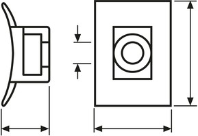 HellermannTyton Befestigungssockel LKCSF1-N66-NA-C1