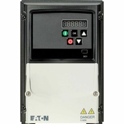 Eaton Frequenzumrichter 1phasig 230V 2.3A 0.37kW AC DC1-122D3FN-A66OE1