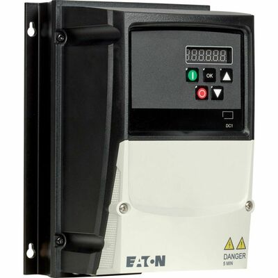 Eaton Frequenzumrichter 1phasig 230V 2.3A 0.37kW AC DC1-122D3FN-A66OE1